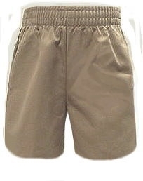 school uniform shorts with elastic waist